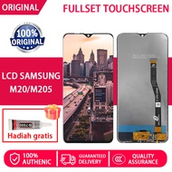 GS Wear LCD Samsung M20 M205 FULL SET TOUCHSCREEN HD ORIGINAL 100%