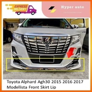 Toyota alphard agh30 2015 2016 2017 Modellista front skirt lip agh 30 bodykit body kit chrome modeli