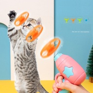 [SG Stock] Frisbee Rotating Toy Gun Launching UFO Pet Toy Gun 5pcs Flash Frisbee Spinning Top Children Toy