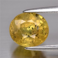 Natural Yellow Sapphire Gem ( I2 ) 1.91ct, Thailand