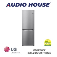 LG GB-B306PZ 306L 2 DOOR FRIDGE COLOUR: PLATINUM SILVER 3**2 YEARS WARRANTY BY LG**