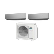 FUJITSU INVERTER SYSTEM 2 AIRCON AOAH24CBTA3/ ASAH09CETA X 1 + ASAH12CETA X 1 - INSTALLATION INCLUDED