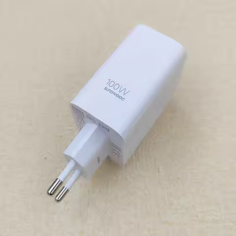 Original Realme 14 Pro+ 100W SuperVOOC EU Charger Fast Charging Power Adapter 10A USB C Cable For Re
