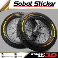 Stiker Tire Bomb / Stiker Font Ban Motor / sticker 3D Ban / Sticker Free Custom Vol 2