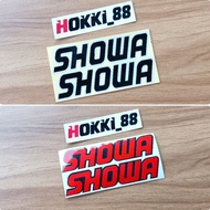 Showa shock cutting stickers