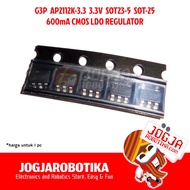 G3P AP2112K-3.3 3.3V SOT-23-5 SOT-25 600MA CMOS LDO REGULATOR