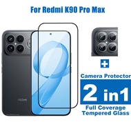2 in 1 For Redmi K90 Pro Max Full Coverage Screen Protector For Xiaomi Redmi K90 K80 K70 K60 Ultra P