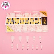Móng úp chân ngắn HSM loại nhám form chuẩn - Kitty Nails Supply