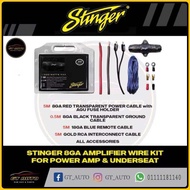 STINGER 8GA FULL SET AMPLIFIER WAYARING KIT FOR POWER AMP / UNDERSEAT SUBWOOFER