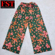 FST Batik Viral Palazo Side Ribbon Pants / Palazzo Bertali Tepi Labuh Batik Viral [Y993]