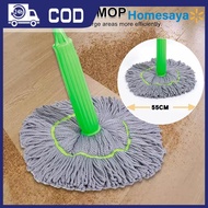 [Homesaya] 2 in 1 Absorbent Floor Mop for Household Cleaning, Dehydrated Squeeze Mop