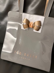 Ted Baker 灰色手提袋 膠質跣水