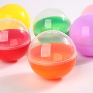 JOY Empty Capsule Ball 100mm 10cm Macaron Transparent Gold Surprise Egg Lucky Draw PP Bola Toys Vend