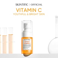 SKINTIFIC 10% Vitamin C Serum Brightening Glow Serum Muka Fade Dark Spot Serum (20ml)