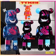 Bearbrick LOL Jinx League Premium Bear Statue 50cm - 80cm 1000% Large size Bear brick Model Decor