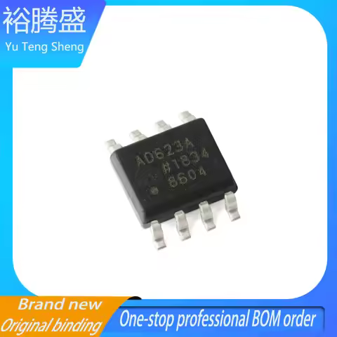 Original genuine AD623ARZ-R7 SOIC-8 single power rail to rail low-cost instrument amplifier chip