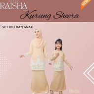 (SET IBU DAN ANAK) | KURUNG SHEERA | KURUNG SEDONDON BY BUTIK RAISHA [NUDE]