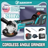 2888VF Cordless Angle Grinder Rechargeable Battery Brushless Polisher Grinding Metal Cutter Powerful