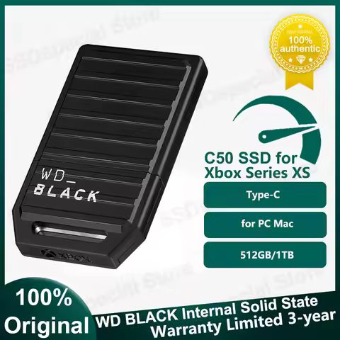 Original WD BLACK C50 512GB 1TB PSSD Expansion Card Memory for Desktop Laptop PC Xbox Series X|S Qui