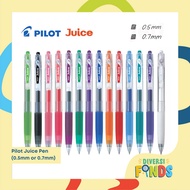 Pilot Juice Gel Pen - 0.5mm and 0.7mm - Assorted Color Retractable (LJU-10EF and F)