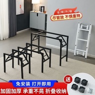 Leg Table Leg Kang Table Fold in Half Low Table Leg Spring Frame Shelf Iron Table Leg Folding Floor 