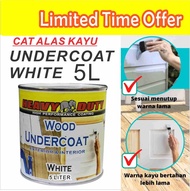 Nippon 9000 Gloss Selesai (5L) Kayu & Logam Cat Kayu dan Logam Putih Cat Berasaskan Minyak / 5 LITER