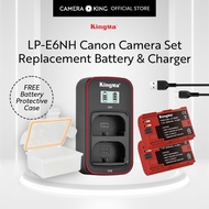 [KingMa] LP-E6NH Camera Replacement Set | Charger | Battery for Canon Cameras | LP E6NH / LP-E6N