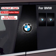 2PCS Car Center Column Sticker B Column Protective Film Waterproof For BMW 1 3 5 7 Series F10 F30 E9