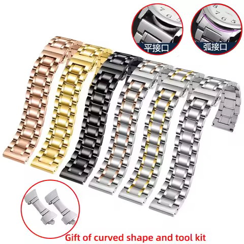 20mm 22mm Stainless Steel Watch Strap For Casio EDIFICE EFV-540 EFV-500 BEM501 EFS-S510 EFB-650 ECB9