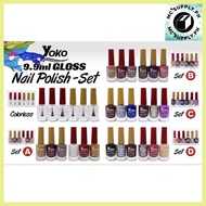 ∈ ➞ ☼ YOKO Nail Polish Set 6pcs 9.9ml