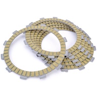 Clutch Friction Disc Plate Kit For XVS400 XVS400C Drag Star Classic / XV400 XV500 XV535 Virago 400 5