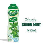 Teisseire Green Mint Syrup 600ml | Teisseire น้ำเชื่อมกลิ่นกรีนมิ้นท์ 600มล.