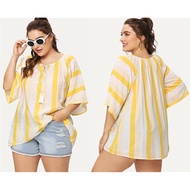 summer women blouse XL-5XL casual fat ladies T shirt tops