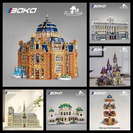 BaKa / tadahbrix 33205-29 Astronomy Museum Building Block Street View 2445-3938 Pcs Brick Toys
