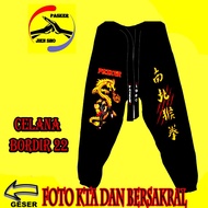 IKS.PI Kera Sakti embroidered pants 22 dragons