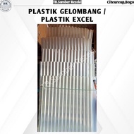 Plastik Gelombang / Asbes Transparan / Bening