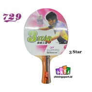 729 3 Star Ping Pong Bat (+ FREE COVER)