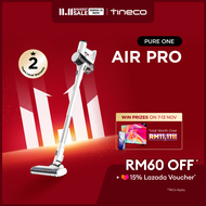 Tineco Pure One Air Pro Smart Cordless Stick Vacuum Cleaner | Zero Tangle Brush | Ultra-lightweight 