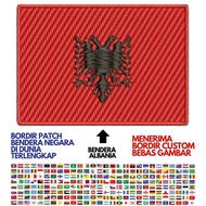 Bet FLAG EMBROIDERED PATCHES / BENDERA EUROPEAN ALBANIA STATE