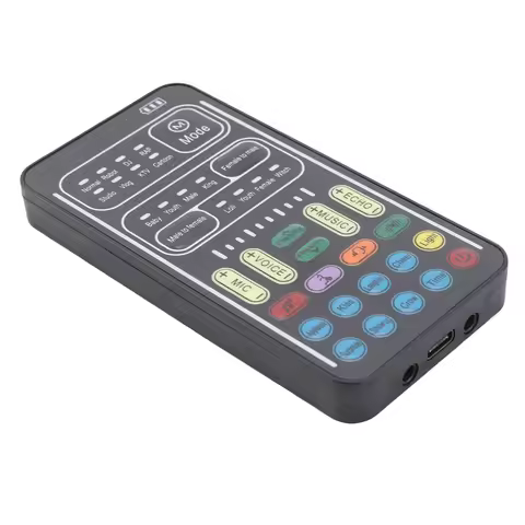 Sound Changer I9 Voice Changer Set Multifunction Portable Recording Mini Sound Card For Game Anchor 