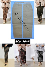 pola instan / pola jiplak ROK SPAN