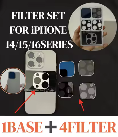 For iPhone 16ProMax ND-32 UV CPL Light Reduction HD Lens Para Celulares for 14 15 Pro Camera Magneti