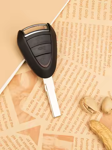 Okey Car Key Shell Cover 2/3 Button For Porsche Boxster S 2S 4S Turbo For Cayman 911 987 996 997 Car