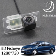 Owtosin HD 1280*720 Fisheye Rear View Camera For Volkswagen Vento/Polo Sedan 2010-2019 Car Reverse P