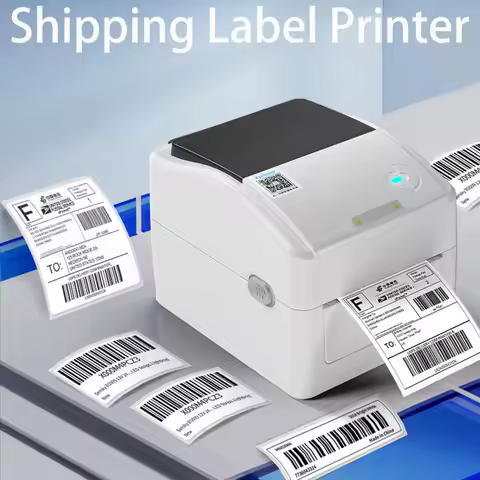 Xprinter XP-420B 4Inch Thermal Barcode ShIpping Label Printer Support Paper Width Between 25.4mm ~11