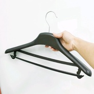 Clothes hanger - black plastic hanger for men's vest, size 42cm