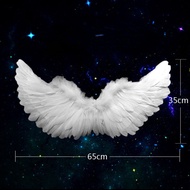 Angel Feather Wings Children Adult Performance Props Stage Show White Flower Girl Dress up Black Devil Wings/Cosplay Wing Mistress Evil Angel Wings Halloween Costumes Props