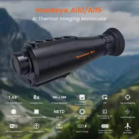New GTGUARD Ai15 thermal imaging with HD sensor resolution outdoor Boating Camping Fishing Hunting F