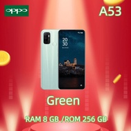 สมาร์ทโฟน OPPO A53 RAM8GB+ROM256GB Android 11 กว้าง6.5 นิ้ว แบตเตอรี่5000 mAh แถมฟรีอุปกรณ์ครบกล่อง ชุดชาร์จ+หูฟัง+เคสใส+ฟิลม์กระจก มีสินค้าพร้อมส่ง