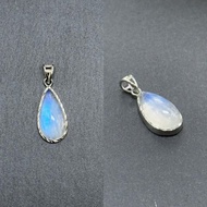 多款s925銀鑲印度月光石吊墜